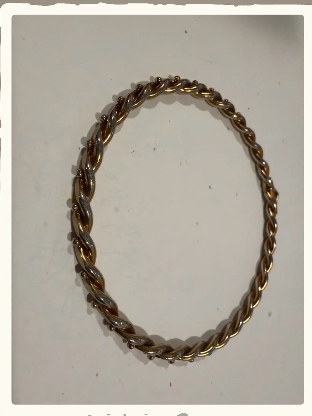 Gold-Tone Twisted Rope Bangle Bracelet - Women Jewelry